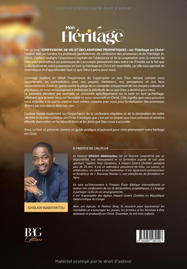 Alternative view of HERITAGE: Confessions de Vie et Déclarations Prophétiques - Ghislain Biabatantou