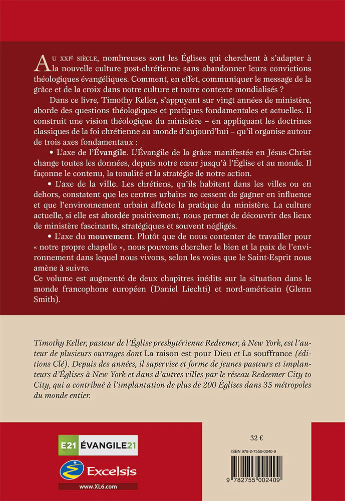 Alternative view of Une Église centrée sur l'Évangile - Timothy KELLER