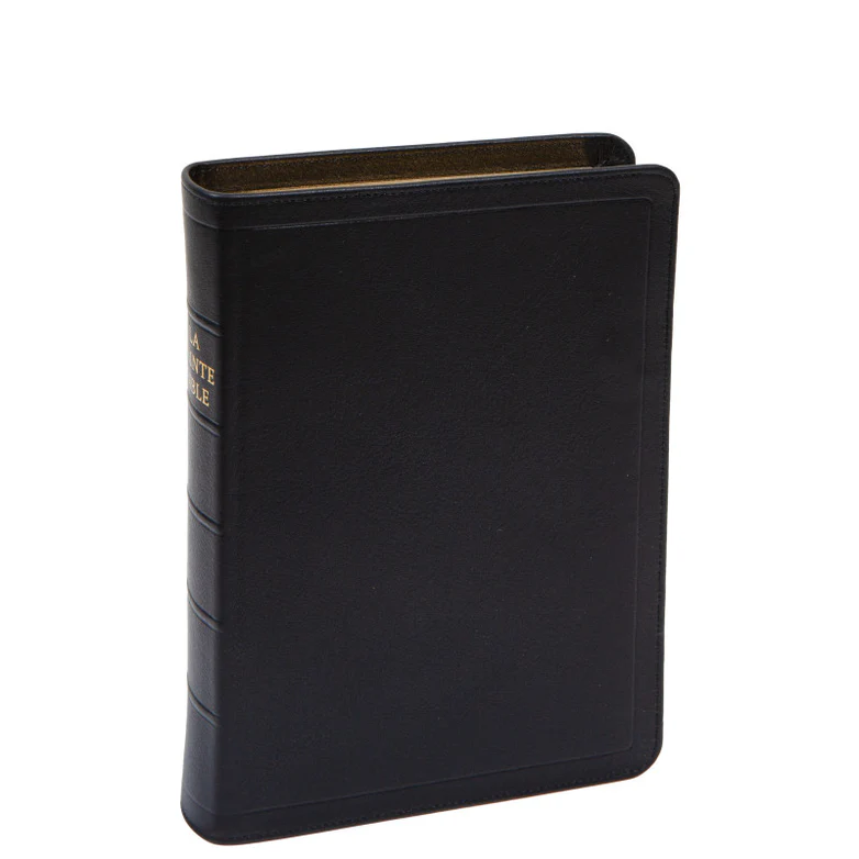 La Sainte Bible Darby, format moyen, cuir avec rebord, tranche dorée